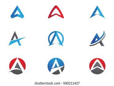 A Letter Logo Business Template Vector icon
