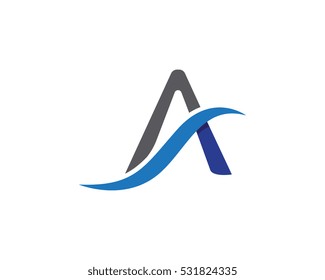 A Letter Logo Business Template Vector icon
