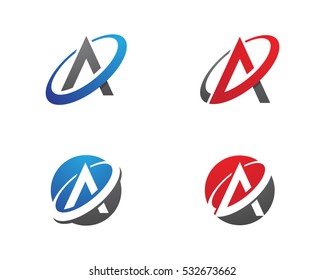 A Letter Logo Business Template Vector icon