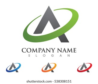 A Letter Logo Business Template Vector icon