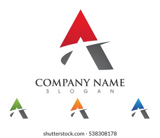 A Letter Logo Business Template Vector icon