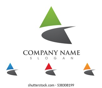 A Letter Logo Business Template Vector icon