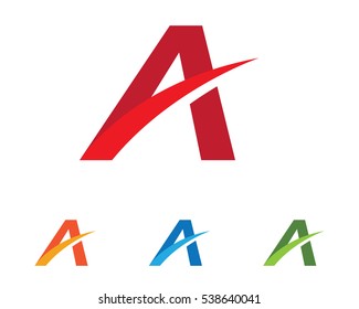 A Letter Logo Business Template Vector icon