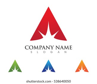 A Letter Logo Business Template Vector icon