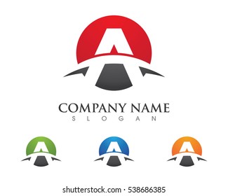 A Letter Logo Business Template Vector icon