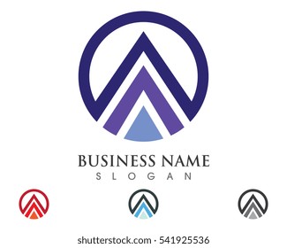 A Letter Logo Business Template Vector icon