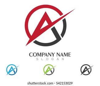 A Letter Logo Business Template Vector icon