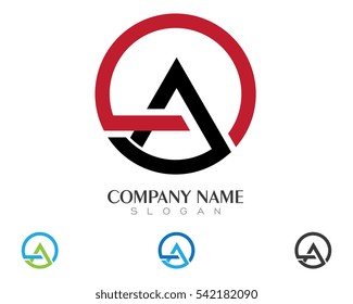 A Letter Logo Business Template Vector icon