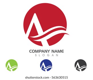 A Letter Logo Business Template Vector icon