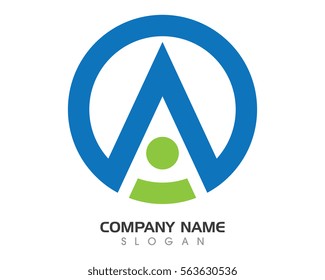 A Letter Logo Business Template Vector icon