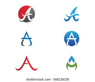 A Letter Logo Business Template Vector icon