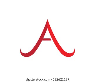 A Letter Logo Business Template Vector icon