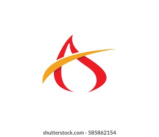 A Letter Logo Business Template Vector icon