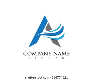 A Letter Logo Business Template Vector icon
