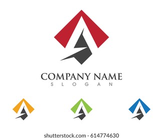 A Letter Logo Business Template Vector icon