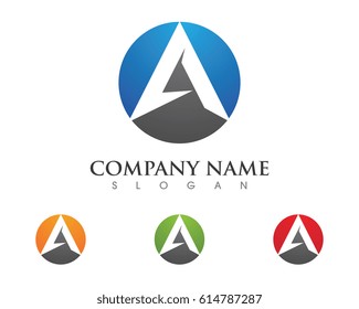A Letter Logo Business Template Vector icon
