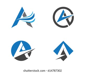 A Letter Logo Business Template Vector icon