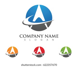 A Letter Logo Business Template Vector icon