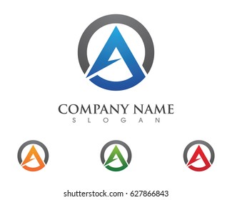 A Letter Logo Business Template Vector icon