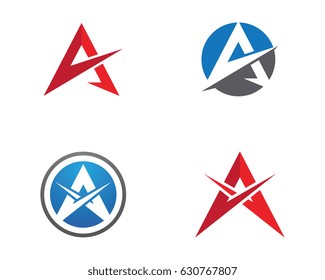 A Letter Logo Business Template Vector icon
