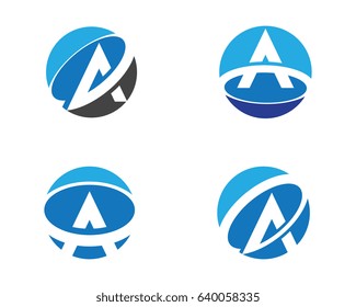 A Letter Logo Business Template Vector icon