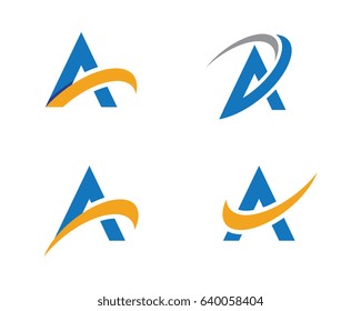 A Letter Logo Business Template Vector icon