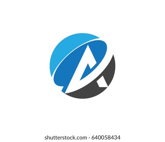 A Letter Logo Business Template Vector icon