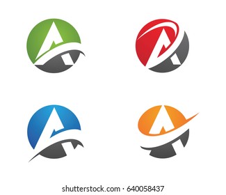 A Letter Logo Business Template Vector icon