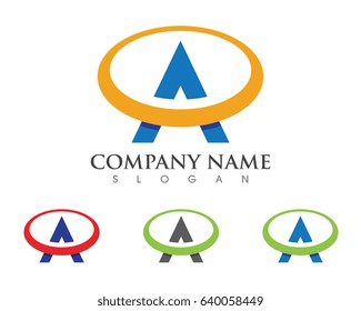 A Letter Logo Business Template Vector icon