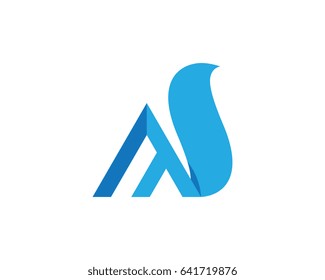 A Letter Logo Business Template Vector icon