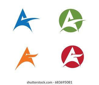 A Letter Logo Business Template Vector icon