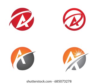 A Letter Logo Business Template Vector icon