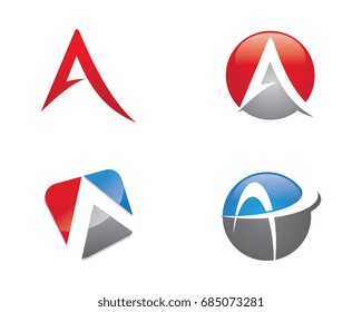 A Letter Logo Business Template Vector icon