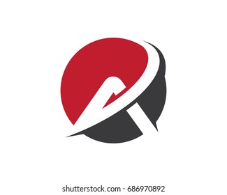 A Letter Logo Business Template Vector icon