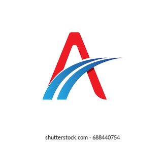 A Letter Logo Business Template Vector icon
