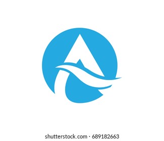 A Letter Logo Business Template Vector icon