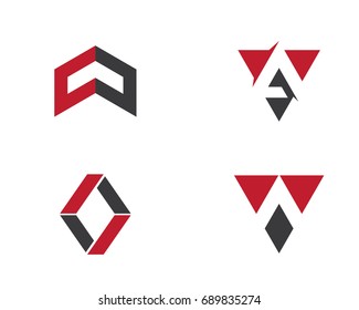 A Letter Logo Business Template Vector icon