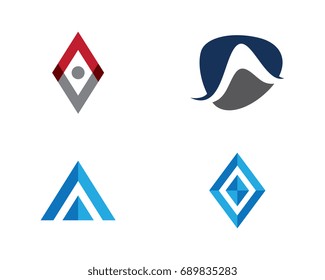 A Letter Logo Business Template Vector icon