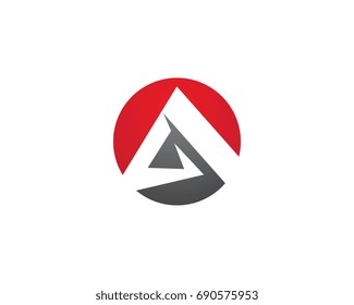 A Letter Logo Business Template Vector icon