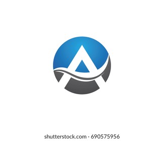 A Letter Logo Business Template Vector icon