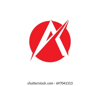 A Letter Logo Business Template Vector icon
