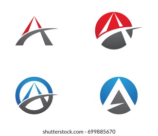 A Letter Logo Business Template Vector icon