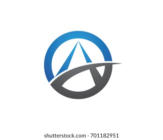 A Letter Logo Business Template Vector icon