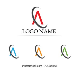 A Letter Logo Business Template Vector icon
