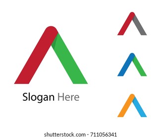 A Letter Logo Business Template Vector icon