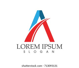 A Letter Logo Business Template Vector icon
