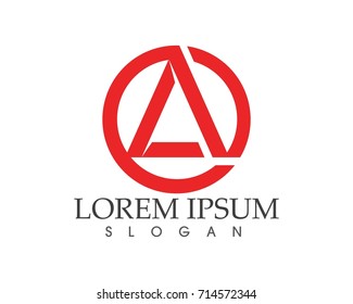 A Letter Logo Business Template Vector icon