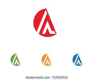 A Letter Logo Business Template Vector icon