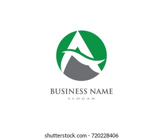 A Letter Logo Business Template Vector icon