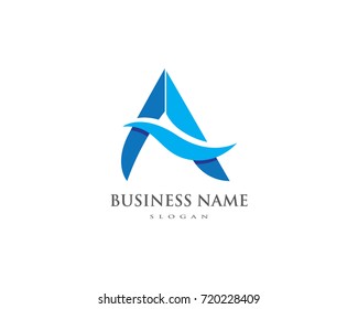 A Letter Logo Business Template Vector icon